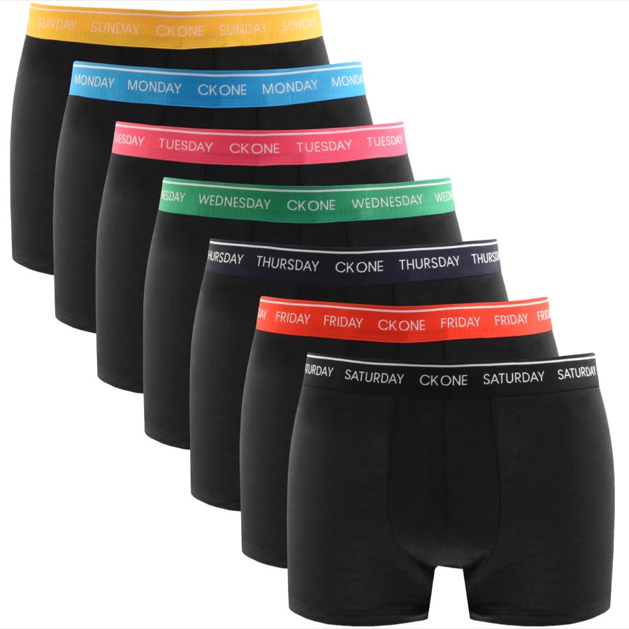 Alternative Image for ProductCalvin Klein Underwear 7 Pack Trunks Black1